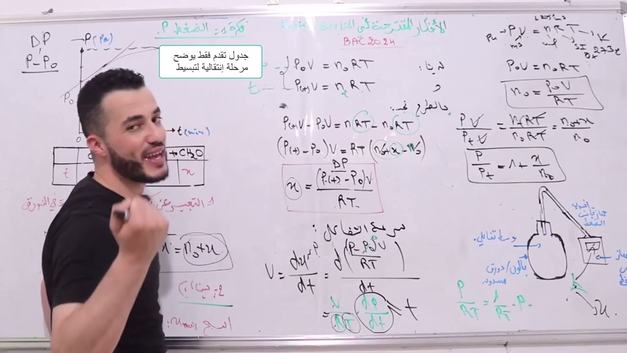 مراجعة مهمة لأفكار ممكنة الورود في المتابعة الزمنية| المتابعة عن طريق  P ,Ve ,G ,m