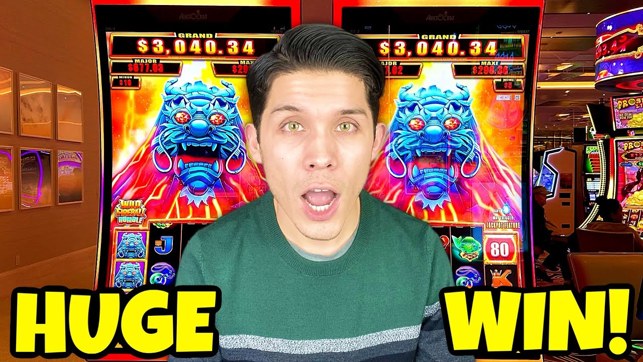 I Played The Wild Fireball Rumble Slot Machine One Time.. AND GOT A HUGE WIN!