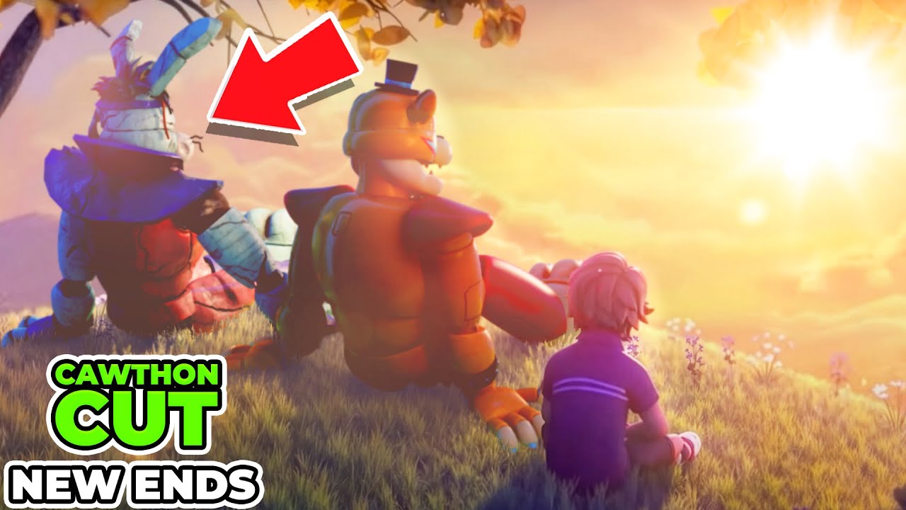 ALL NEW FNAF Security Breach: Cawthon Cut ENDINGS! (CRAZY ENDS ADDED!)