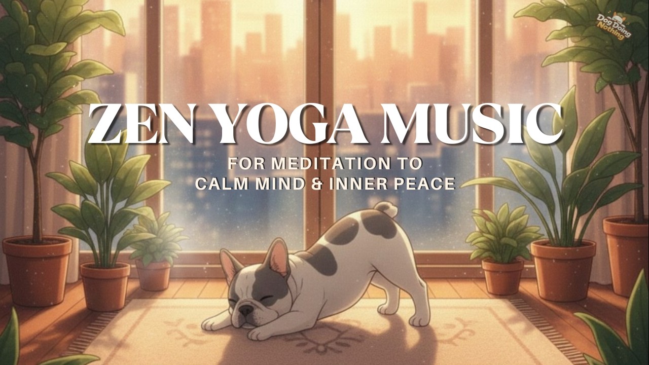 2 Hours Zen Music for Yoga & Meditation with Frenchie | Stress Relief, Calm Mind & Inner Peace