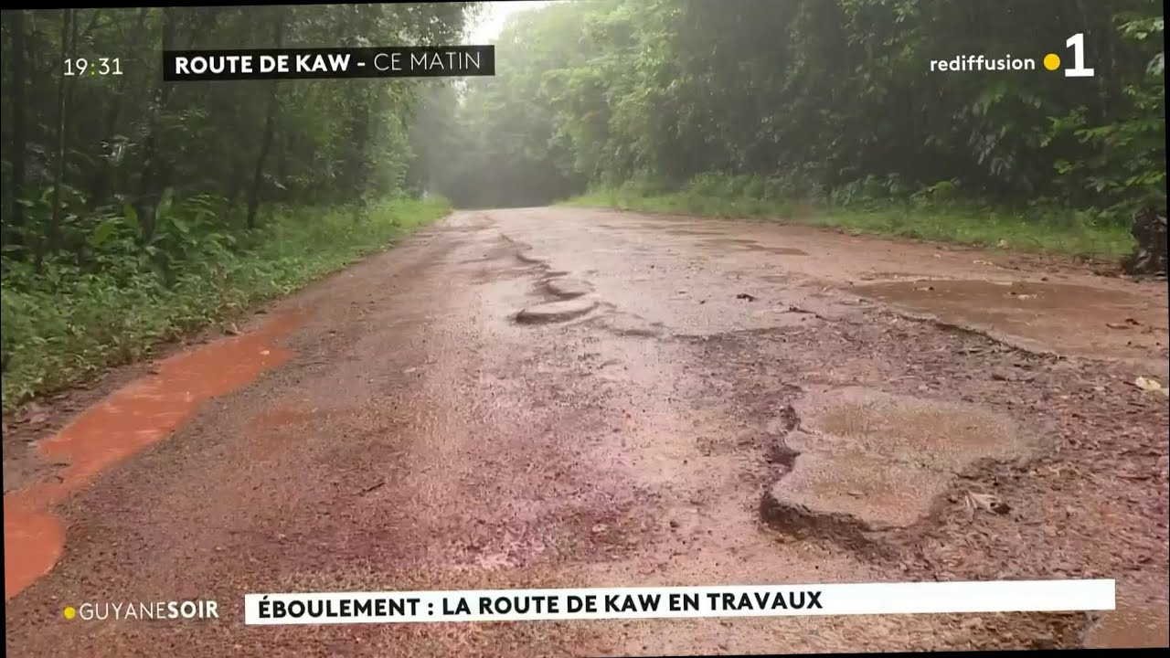 guyane route kaw pk 25 janvier 2022