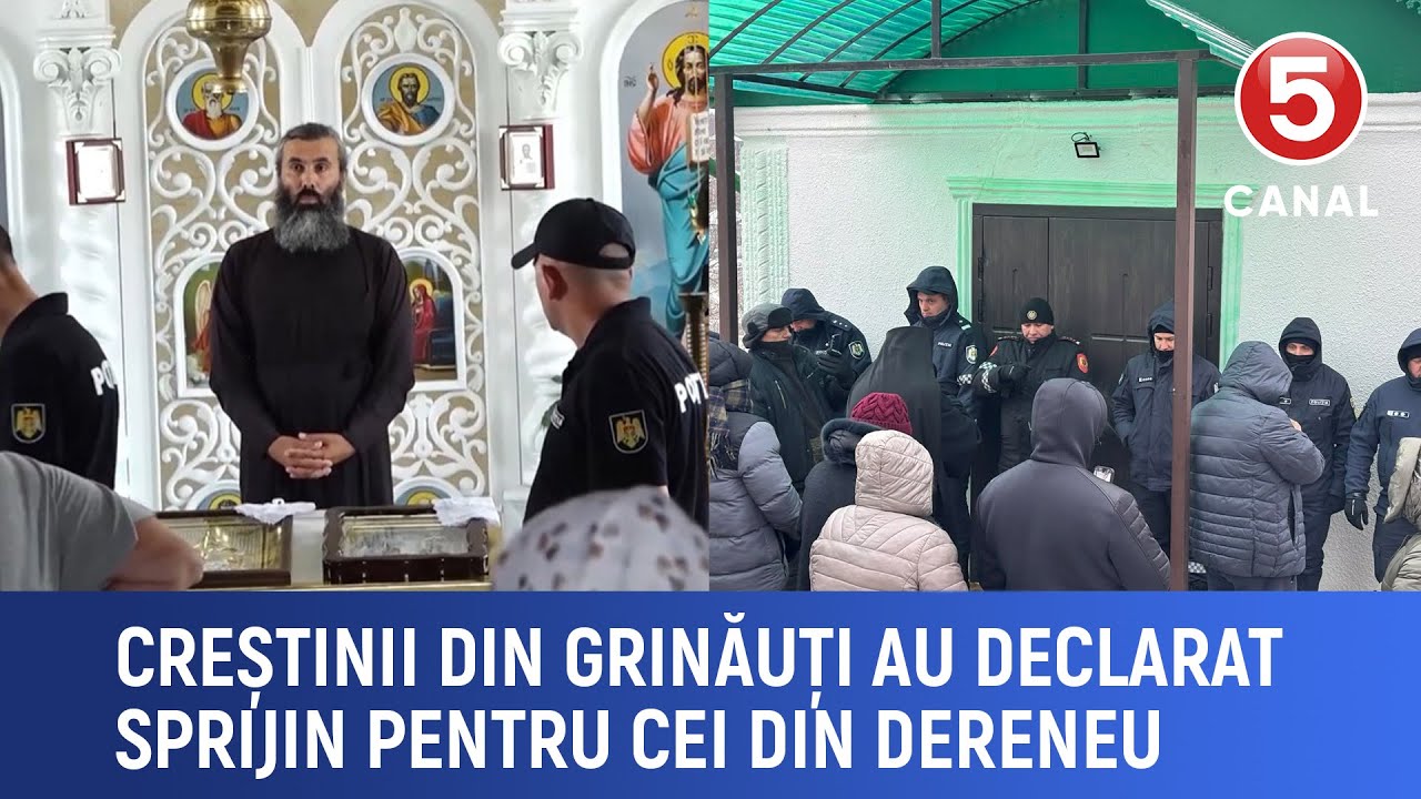 Creștinii din Grinăuți au declarat sprijin pentru Dereneu
