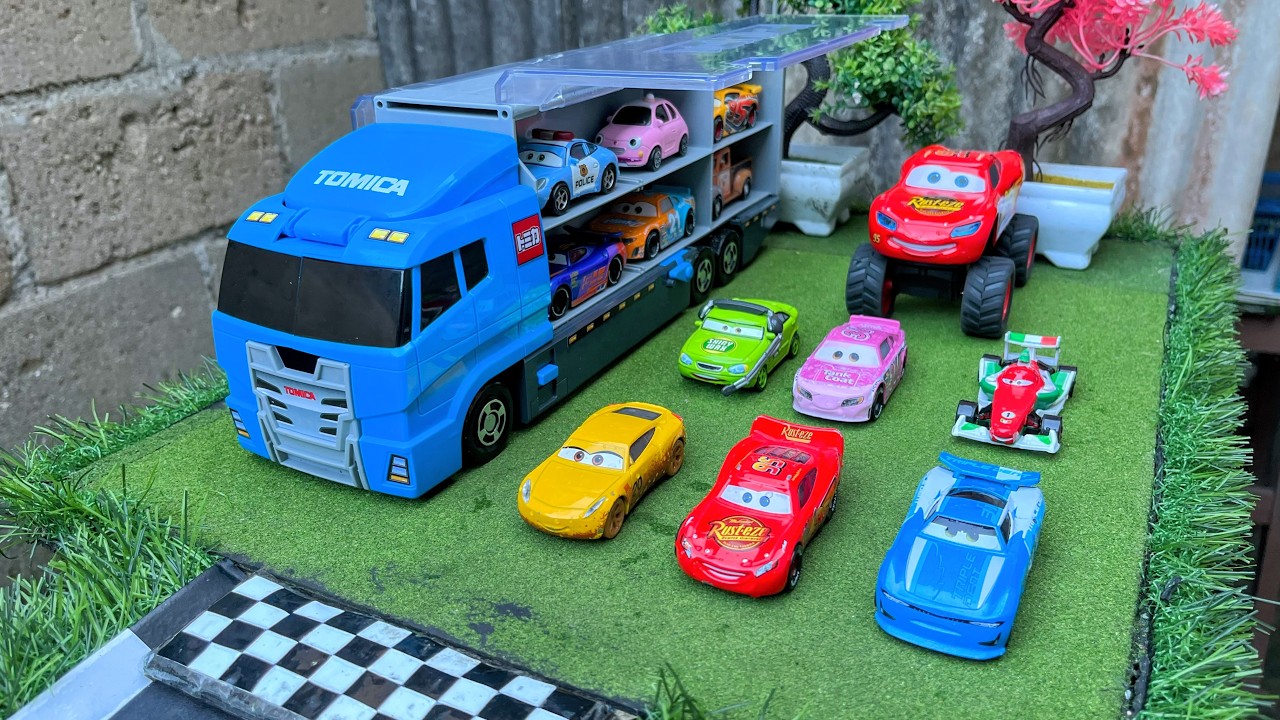 Disney Pixar Cars Unboxing Review | Lightning McQueen, Tow Mater, Doc Hudson, Sally Carrera, Cruz