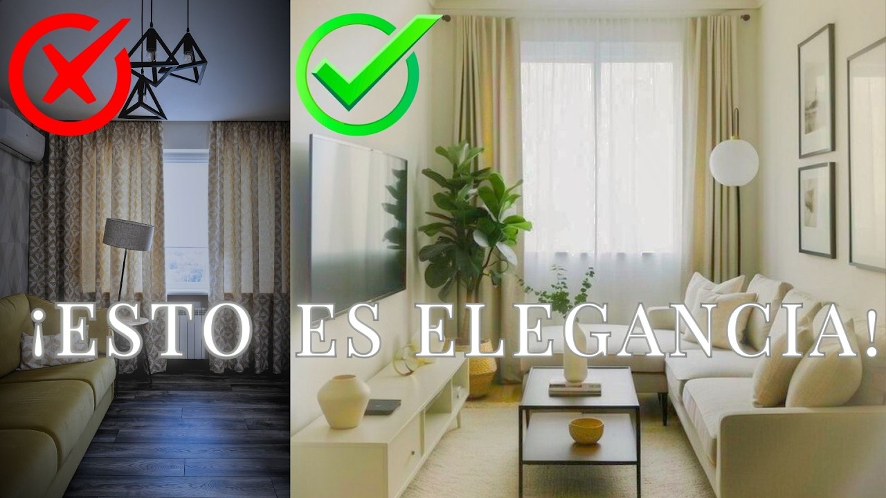 TRANSFORMA tu espacio pequeño en algo mucho más AMPLIO de forma FÁCIL y RÁPIDA 😎 | 7 consejos
