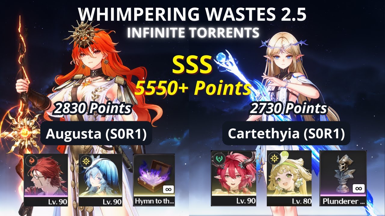 Whimpering Wastes 2.5 Augusta | Cartethyia - (SSS 5550+ Points) | Wuthering Waves