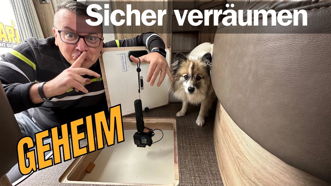 Sicherheit im Wohnmobil ohne Safe - Camperboards Bodensafe