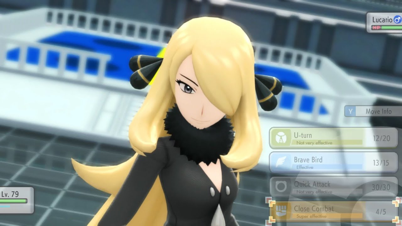 Pokemon Brilliant Diamond / Shining Pearl: Champion Cynthia 3 (Post Game Rematch 2)