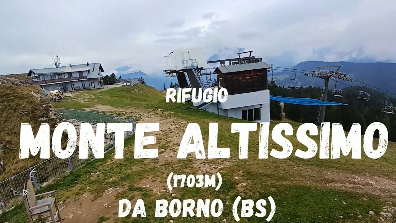 (R85) Rifugio Monte Altissimo e (124) Cima Monte Altissimo (1703m) ad anello da Borno (BS)