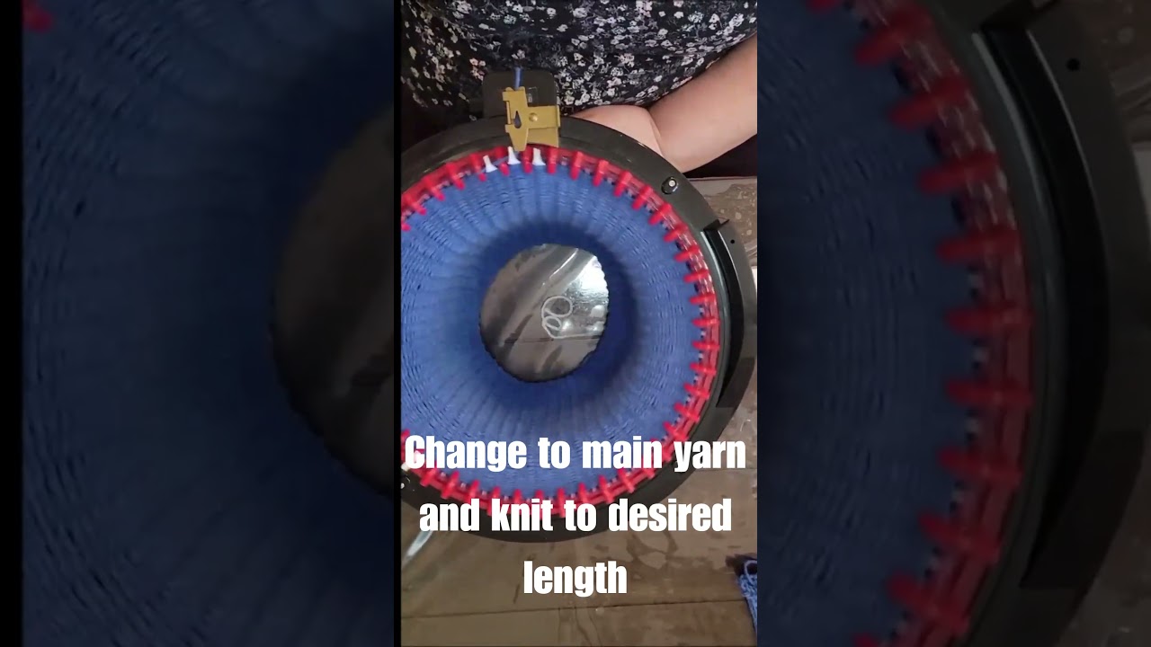Make Any Size Blanket You Want On Your Addi/Sentro Knitting Machine #circularknittingmachinepattern