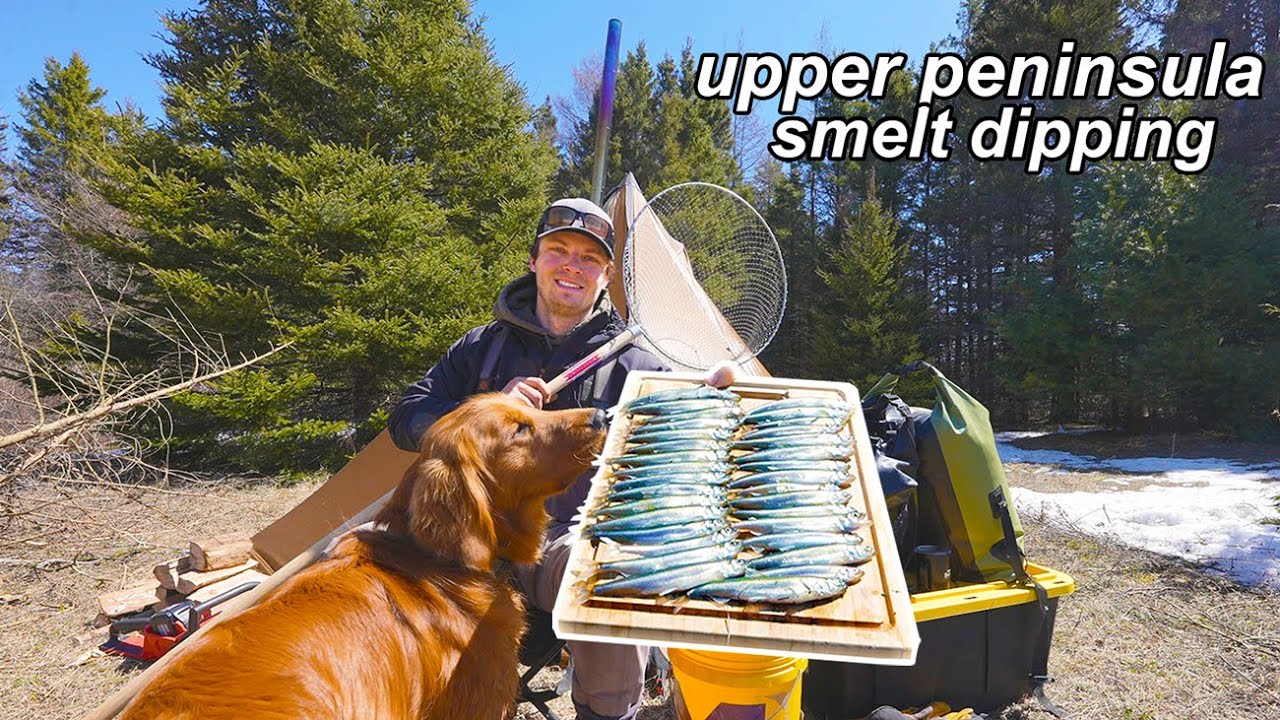 Smelt Dipping & Tipi Hot Tenting - Upper Peninsula Michigan!