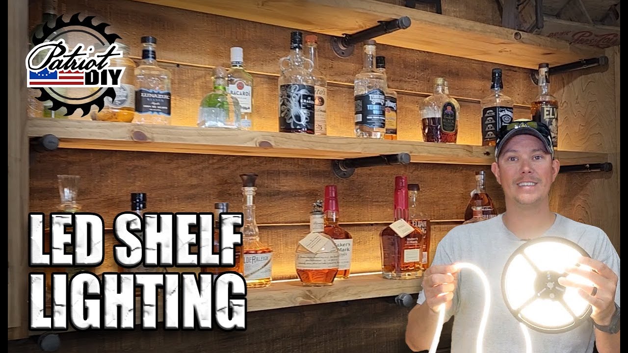 Easy DIY LED Shelf Lighting