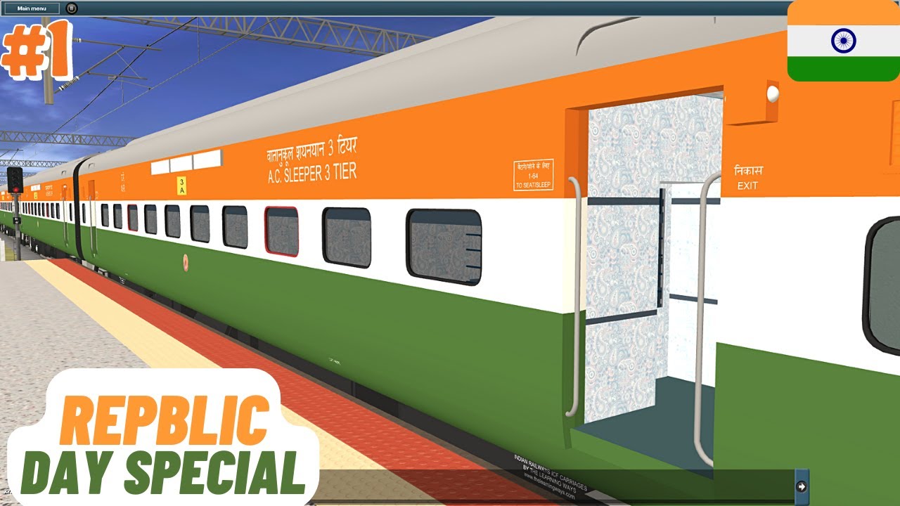 REPUBLIC DAY SPECIAL CELEBRATION IN INDIAN RAILWAYS || ALL TRICOLOUR TRAINS || TRAINZ 12|| FULL VLOG
