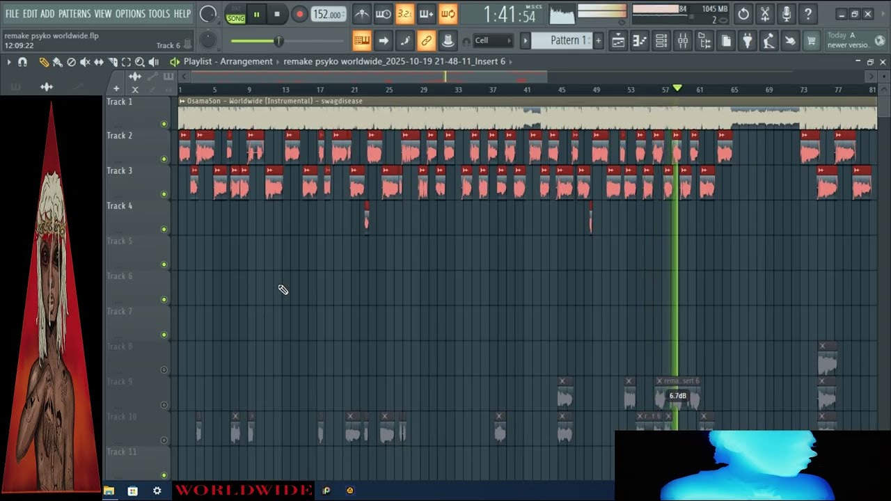 osamason psykotic worldwide vocal preset fl studio (67.101425% accurate)