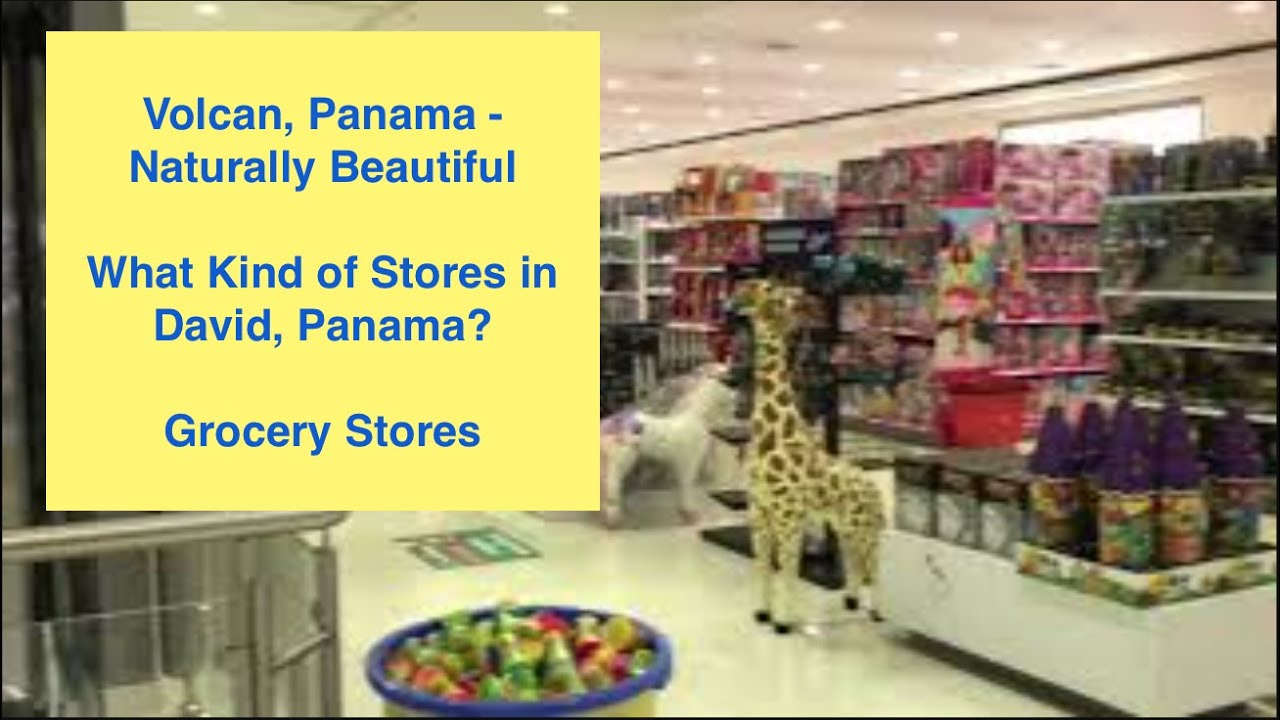 Volcan, Panama -  Nature, groceries, nature!