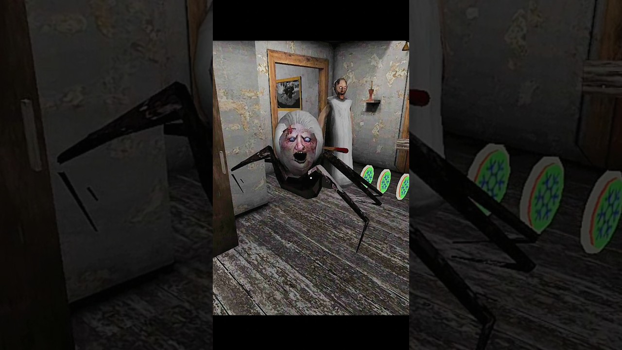 Granny Angelina Spider And Evil Nun Trolling😈🤯🗿#granny #shortviral #shortfeed #ytshorts #viralshorts