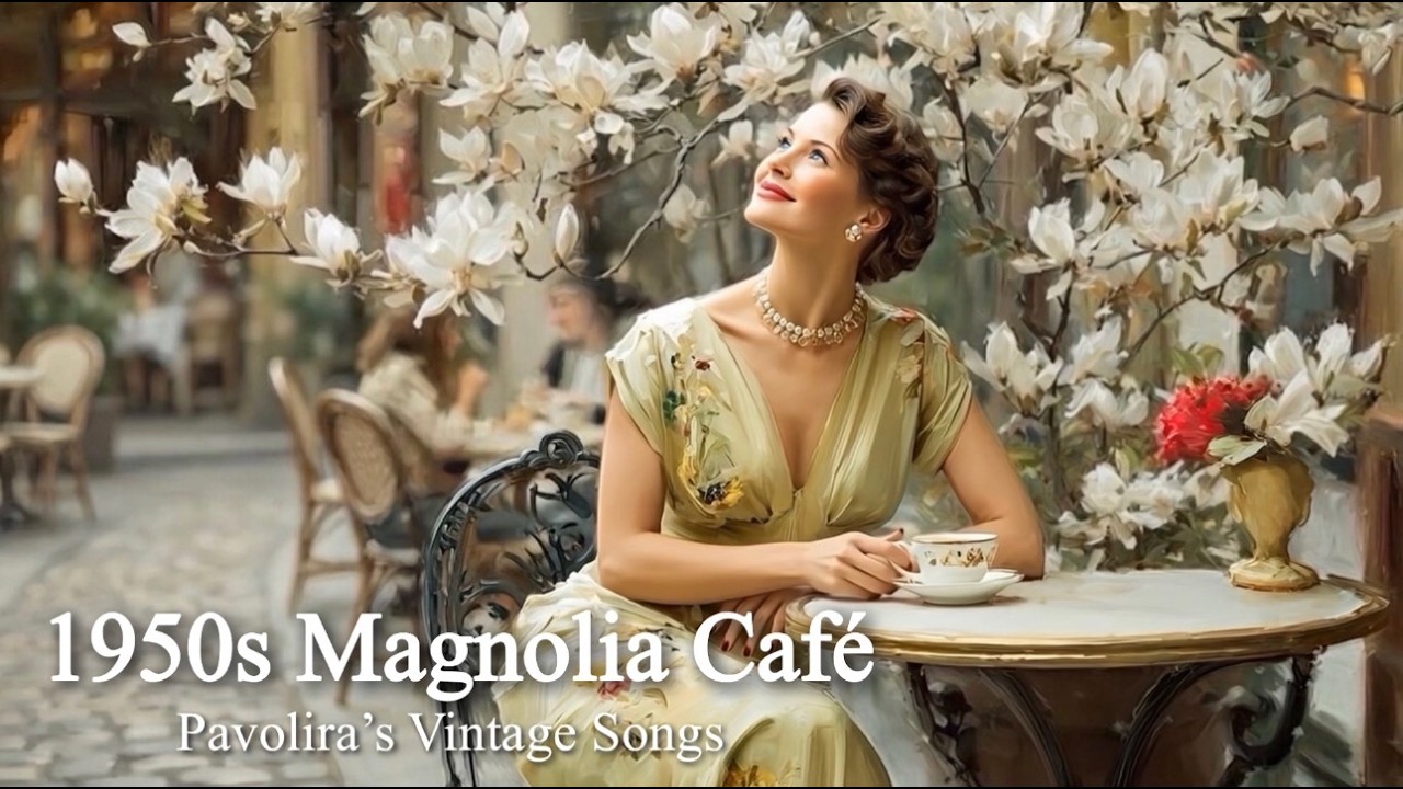 1950s Spring Magnolia Caf&eacute; | Pavolira&rsquo;s Vintage Songs