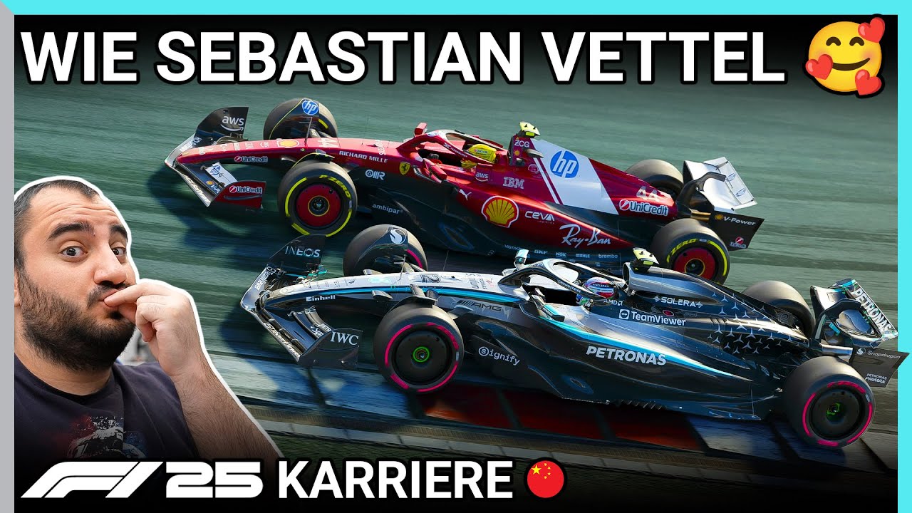 Sebastian Vettel Vibes in China | F1 25 Antonelli Fahrerkarriere #2