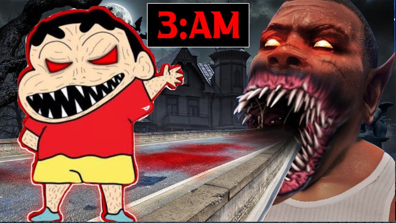 GTA 5 : What Happens To FRANKLIN At 3 AM With SHINCHAN | FRANKLIN Kill SHINCHAN in (GTA 5 MODS)