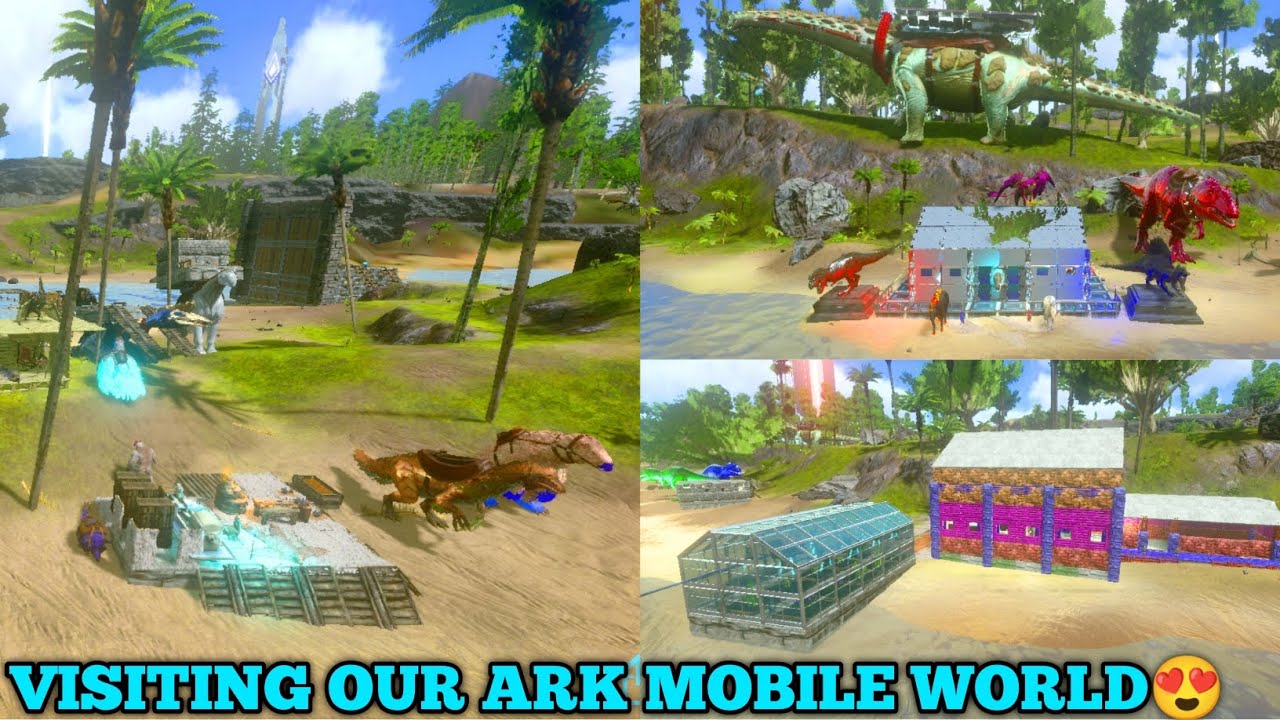 Ark Survival Evolved | Visiting Our Ark Mobile World 😍| Jinesh Gaming