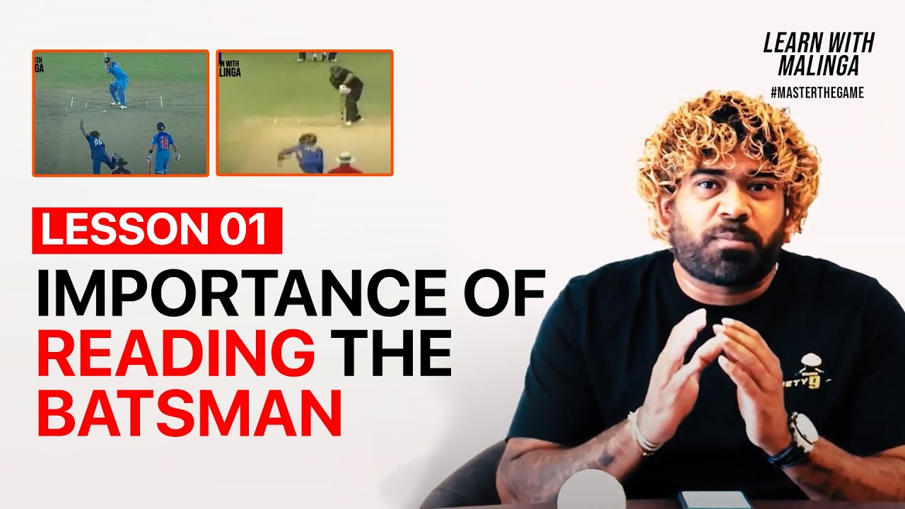 LESSON 1: How to read the Batsman | A Fast Bowling Masterclass | Learn with Malinga