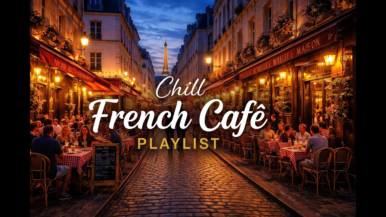 Paris Café Chanson Playlist 🇫🇷 | Romantic French Music for Relaxing, Study & Coffee