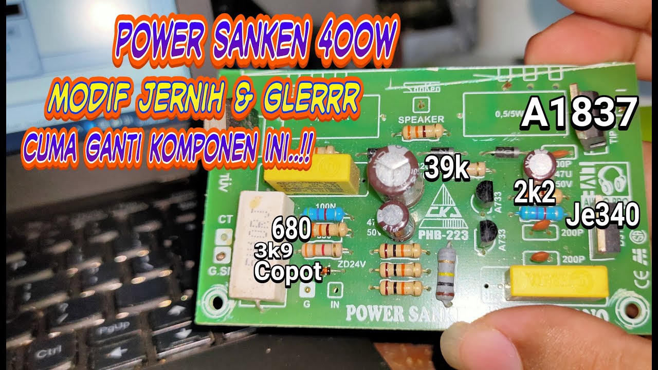 Tutorial modif Driver Power Sanken Safari 400W