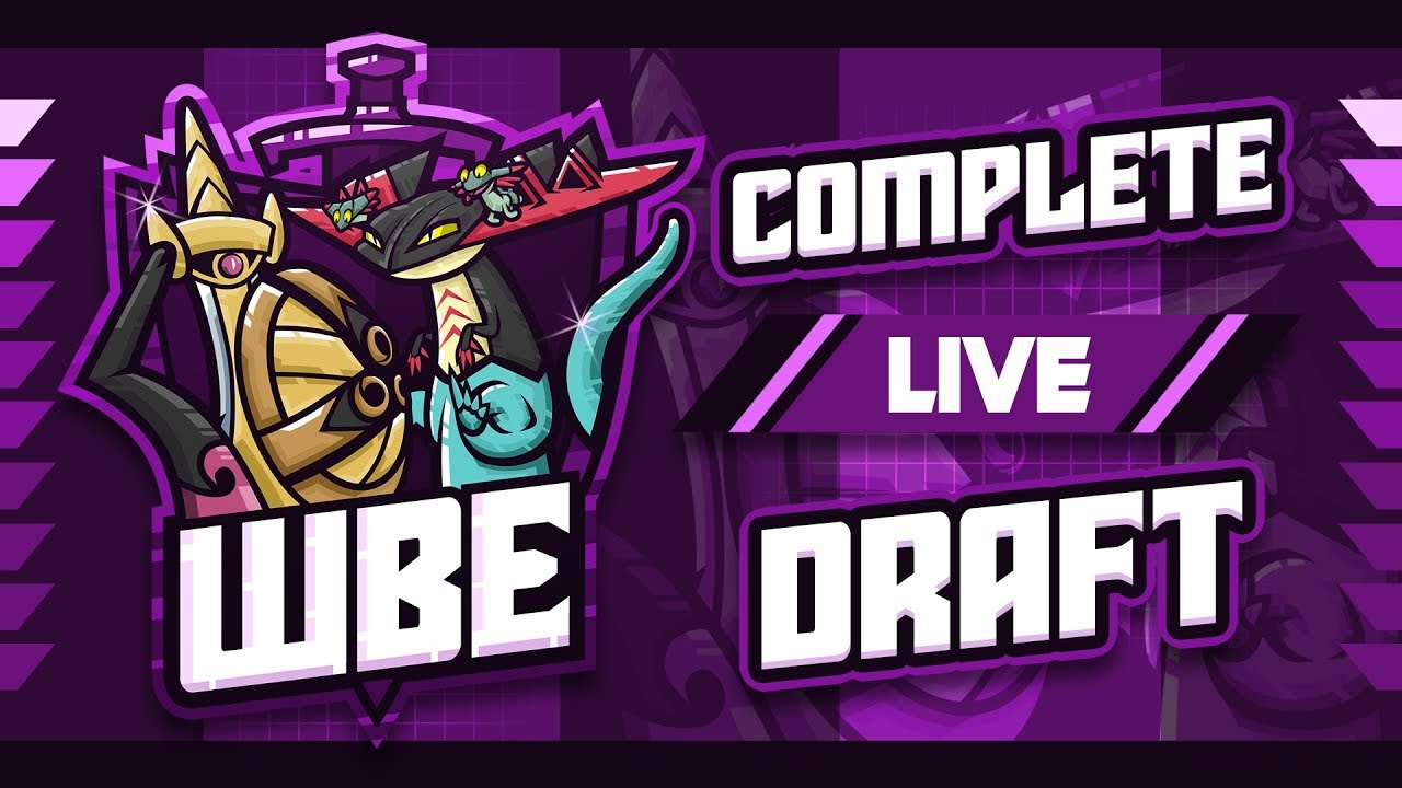 WBE Full Draft Stream! Sword and Shield Draft League Draft!