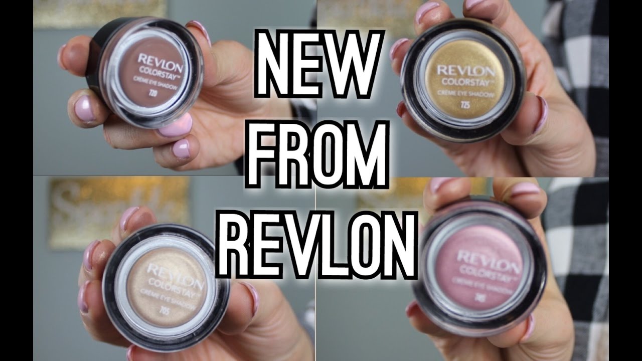 NEW REVLON CREAM EYESHADOWS | NEW DRUGSTORE MAKEUP
