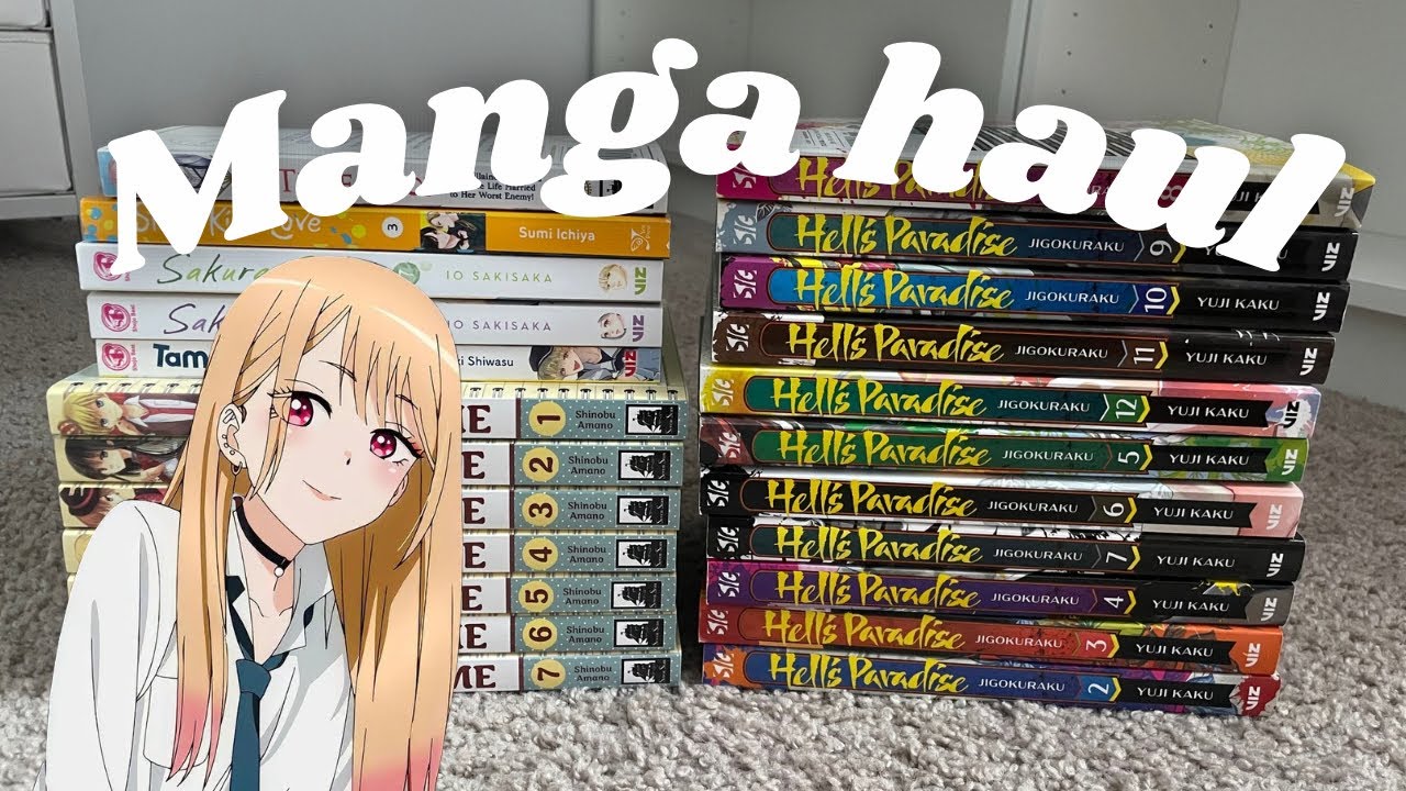 manga haul and unboxing // 23 volumes 🥸