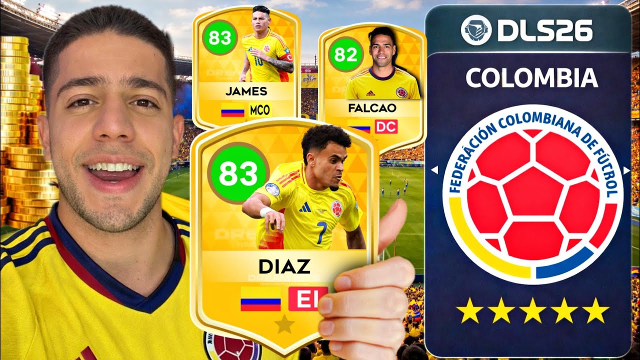 GASTE 80K MONEDAS FICHANDO TODA LA SELECCION COLOMBIA 🤑🇨🇴 DLS26