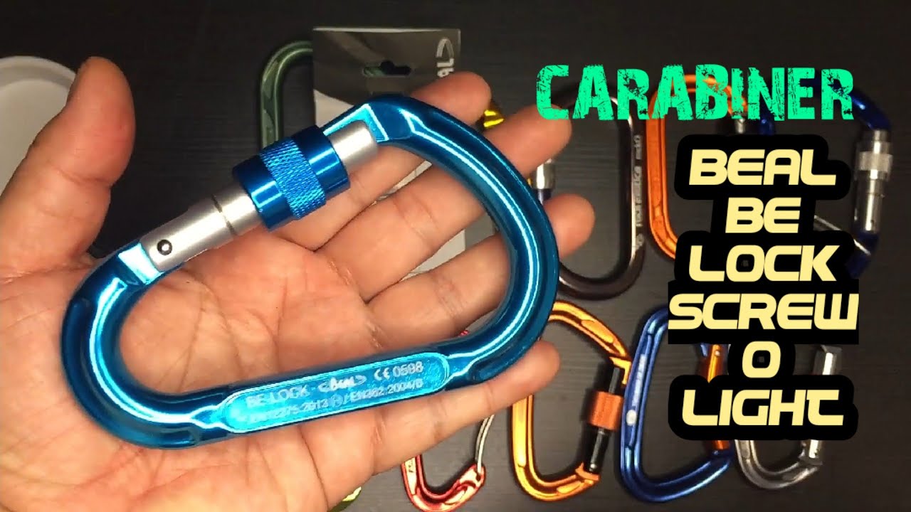 Detail Carabiner Beal Be Lock Screw Lock O’Light 26KN