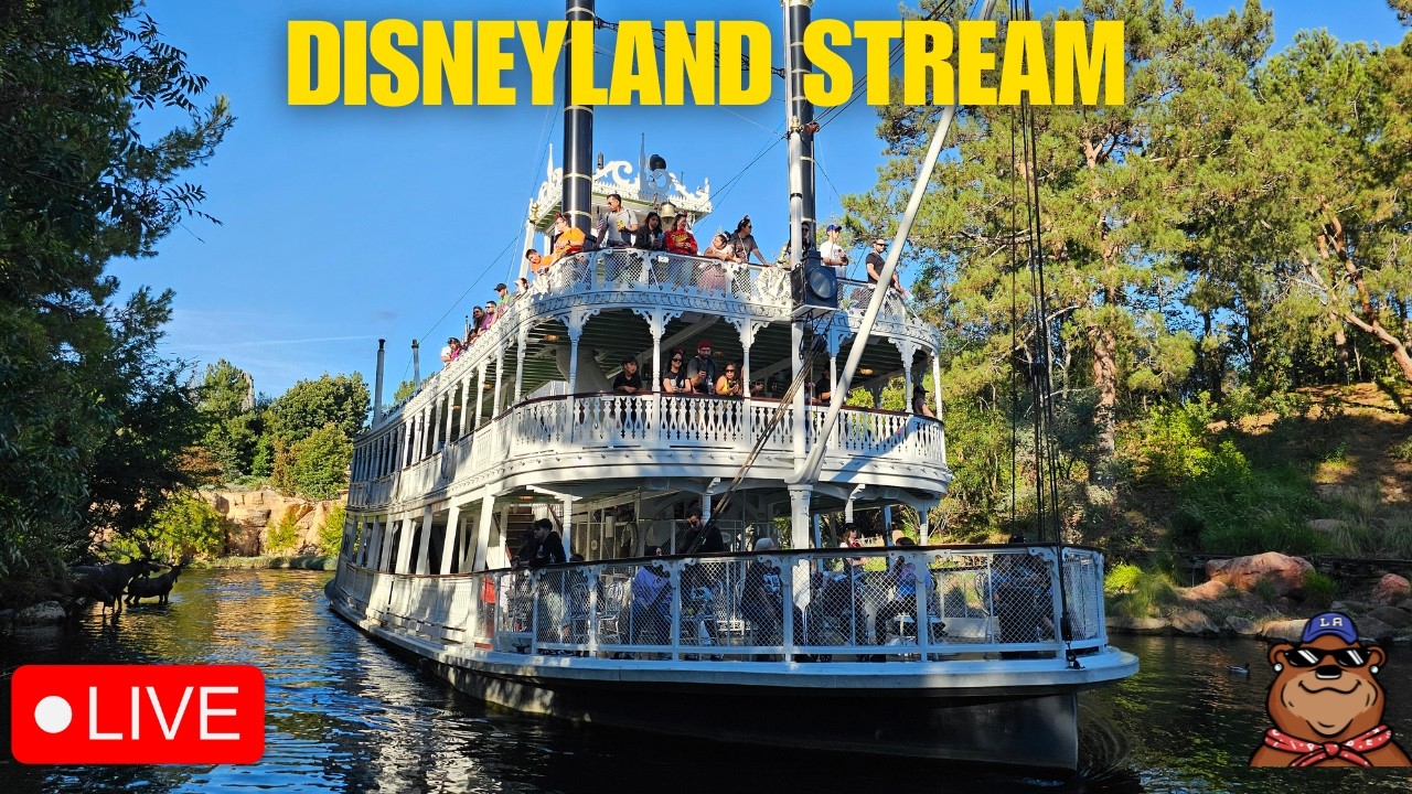 🔴 Live: Sunday Stream at Disneyland! Food and Wine Festival, Flag Retreat & Rides - 03/29/26