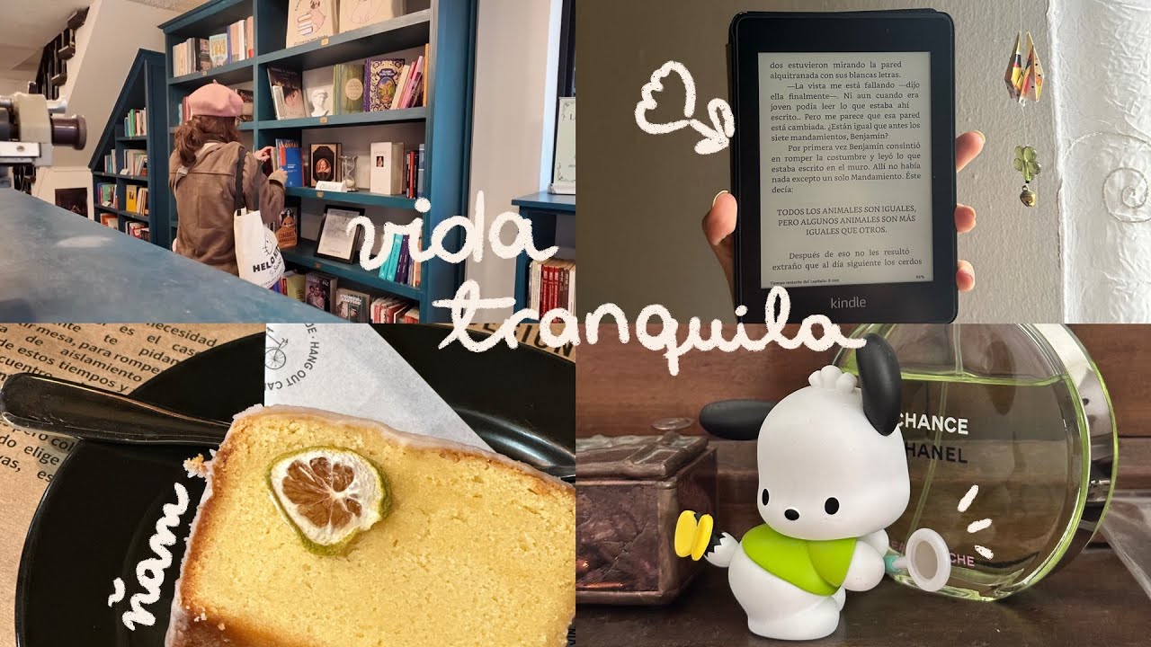 Semana conmigo♡ vlog relajante para calmar el estrés y ansiedad, viajando, libros y perritos!