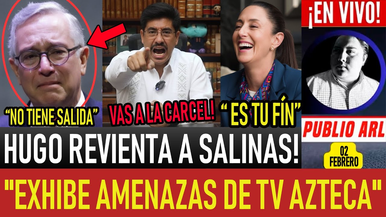SE ACABÓ! MINISTRO SUELTA SOPA. SALINAS INTENTO EXTORSIONARLOS. DINERO IRÁ A HOSPITALES