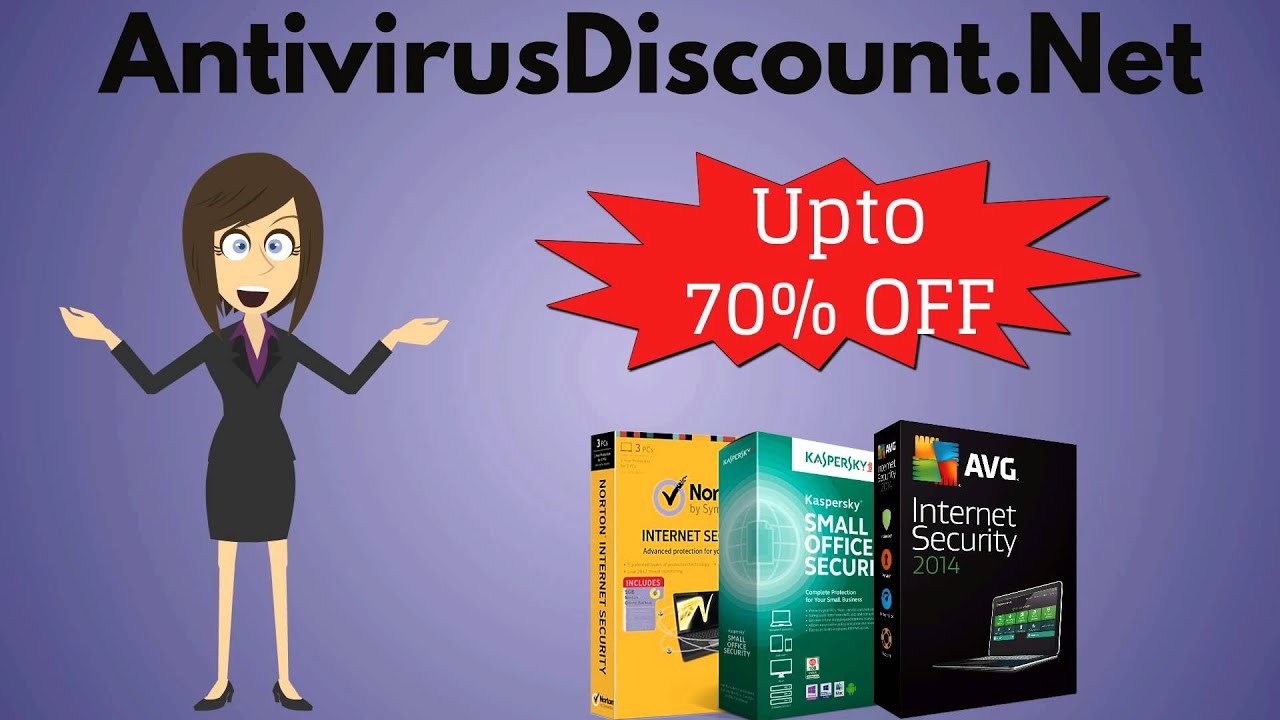 Antivirus Discount Kaspersky Bitdefender McAfee Norton
