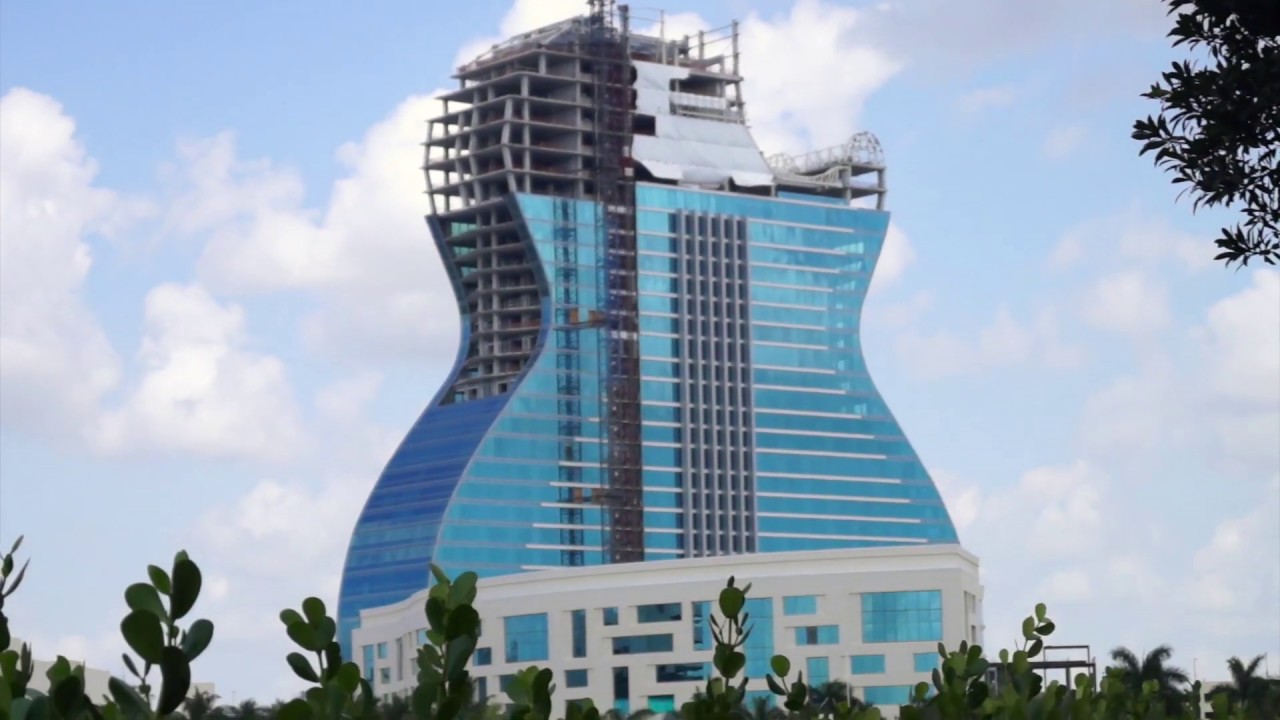Hollywood Hard Rock First Guitar Hotel Construction