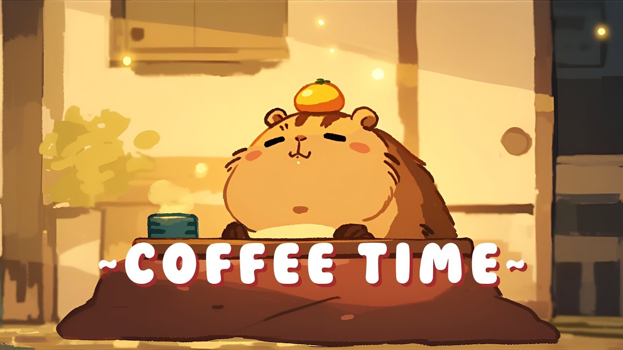 [60 Minutes] Capybara Chill Radio | Study & Chill Music Mix ✨ | Background Music