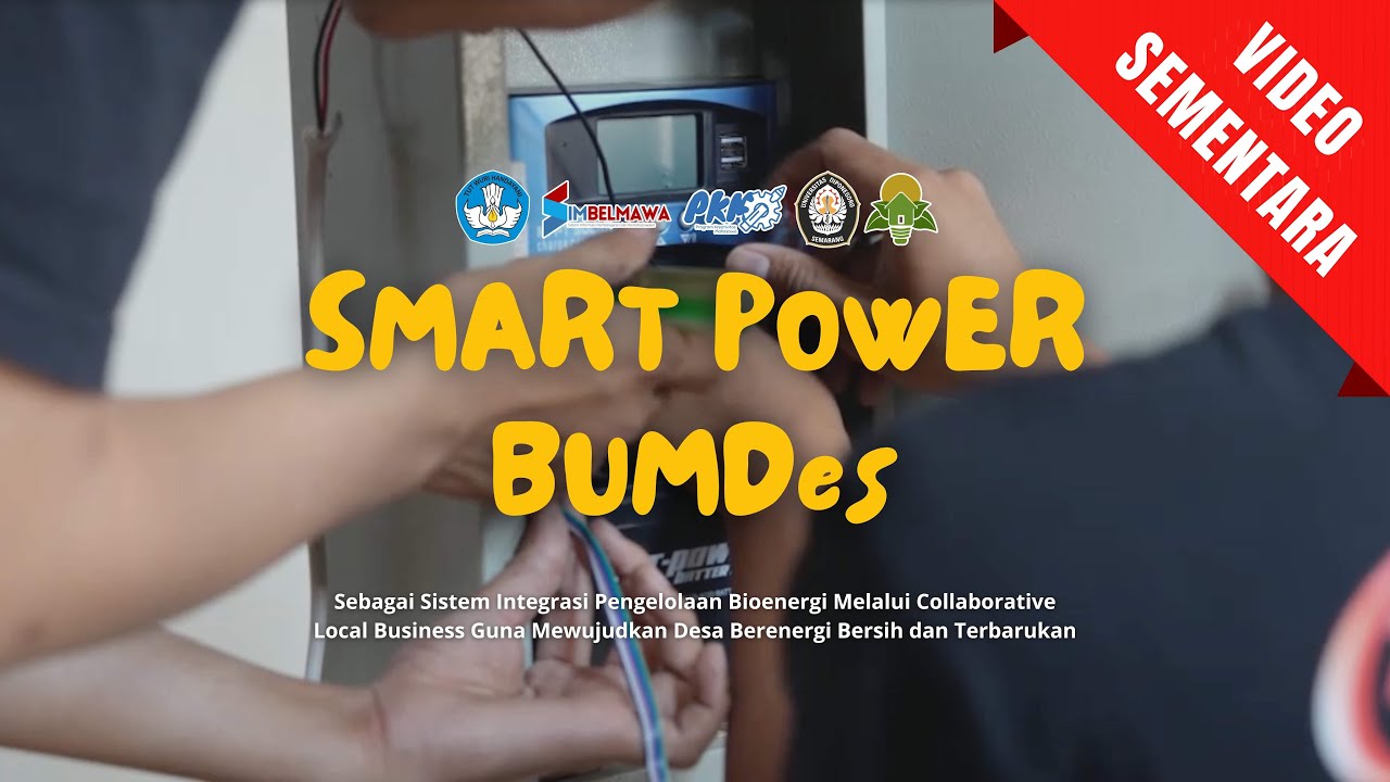 VIDEO SEMENTARA PKM-VGK 2023 Universitas Diponegoro - Smart Power BUMDes