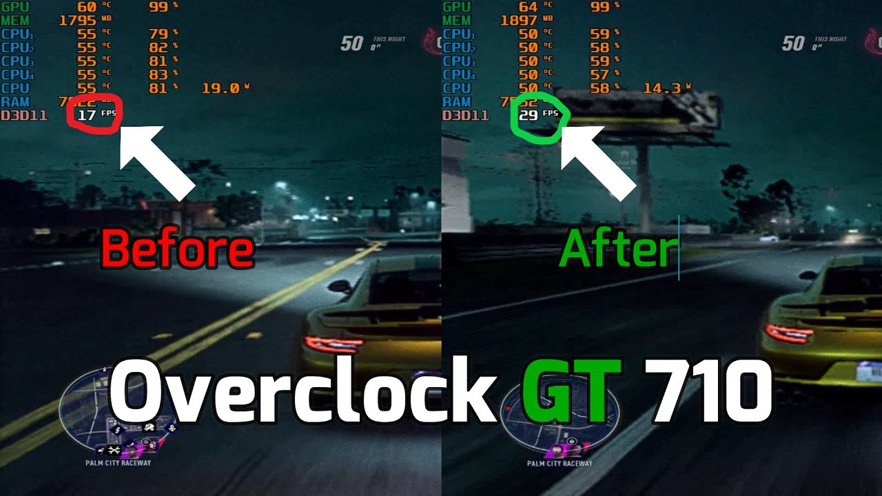 How to Overclock Geforce GT 710 2GB DDR3 + Gaming Performance | FPS Boost | Tutorial | Windows 10