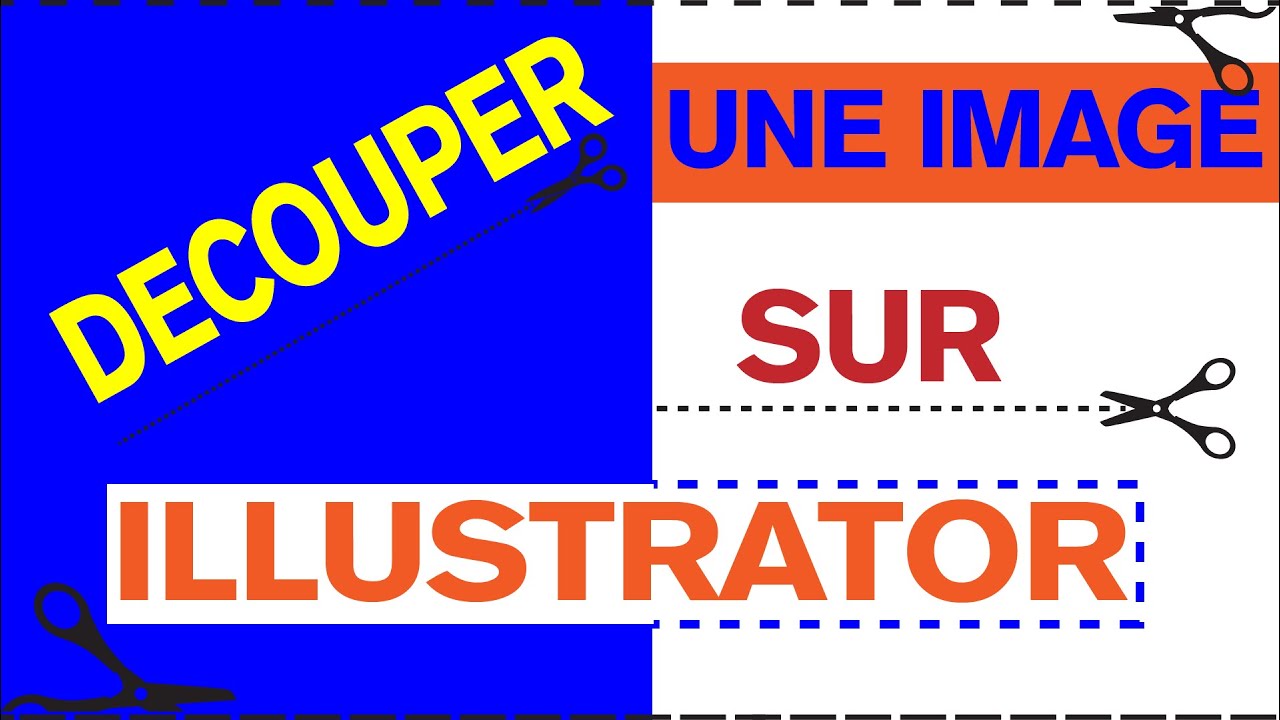 Découper, rogner, recadrer une image sur illustrator