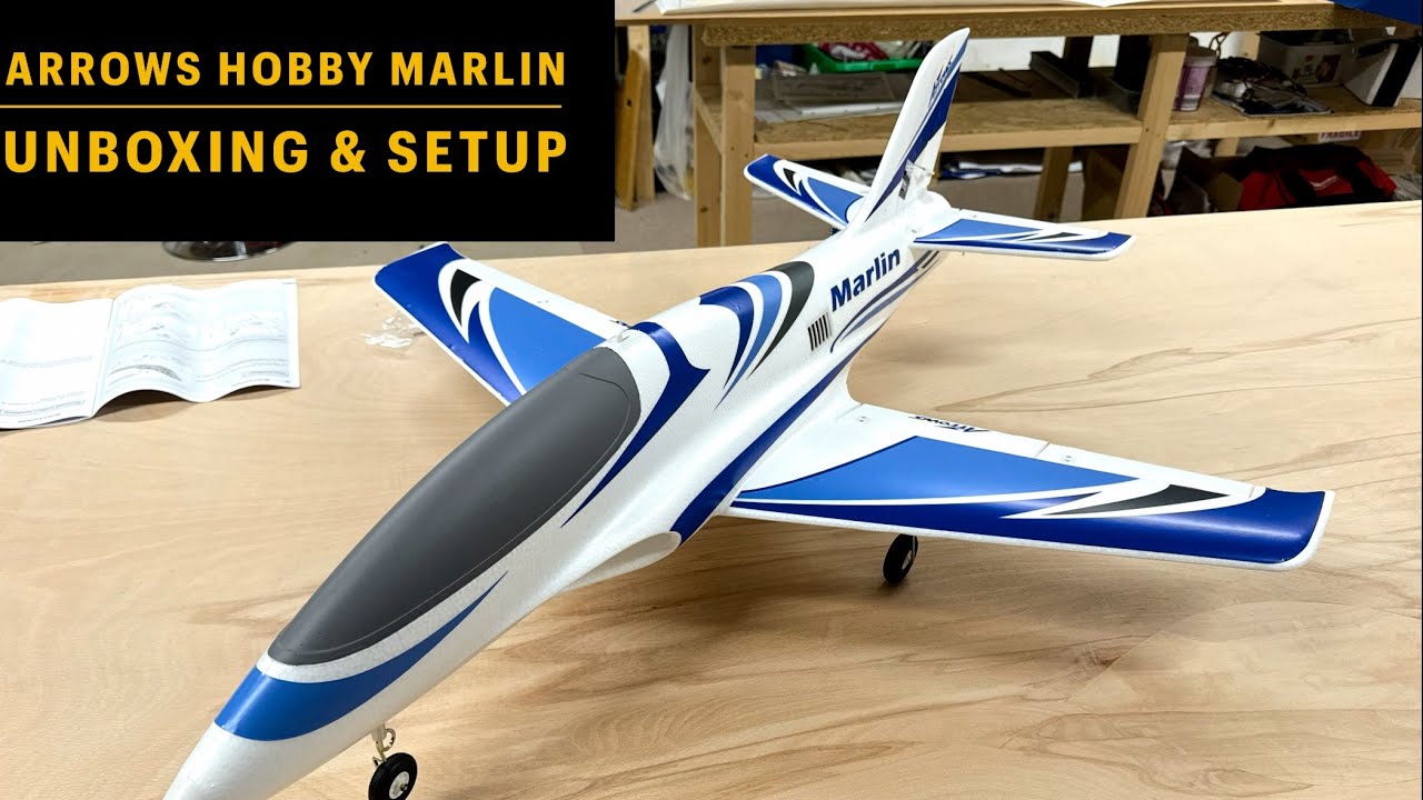 Arrows Hobby Marlin! Unboxing & Setup - RC EDF Jet