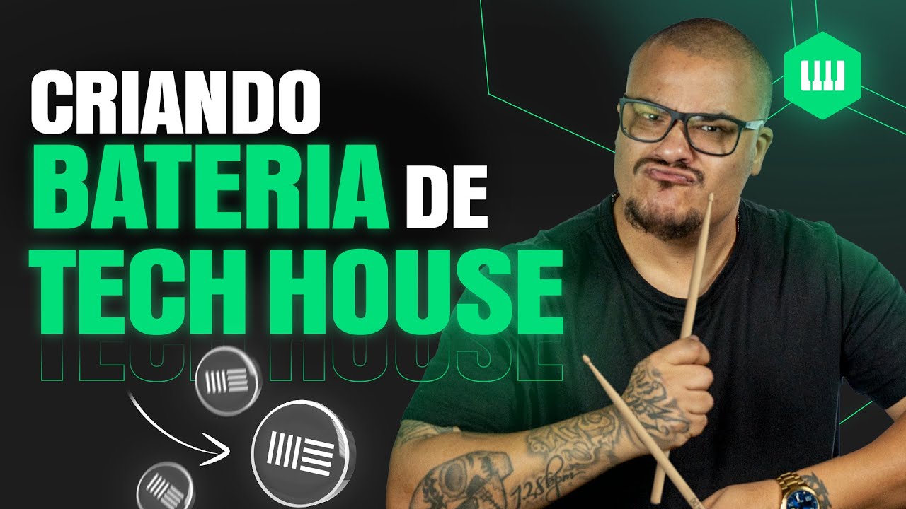 Como Criar uma BATERIA de TECH HOUSE no ABLETON LIVE e Fazer a Pista Tremer! | Produ&ccedil;&atilde;o Musical