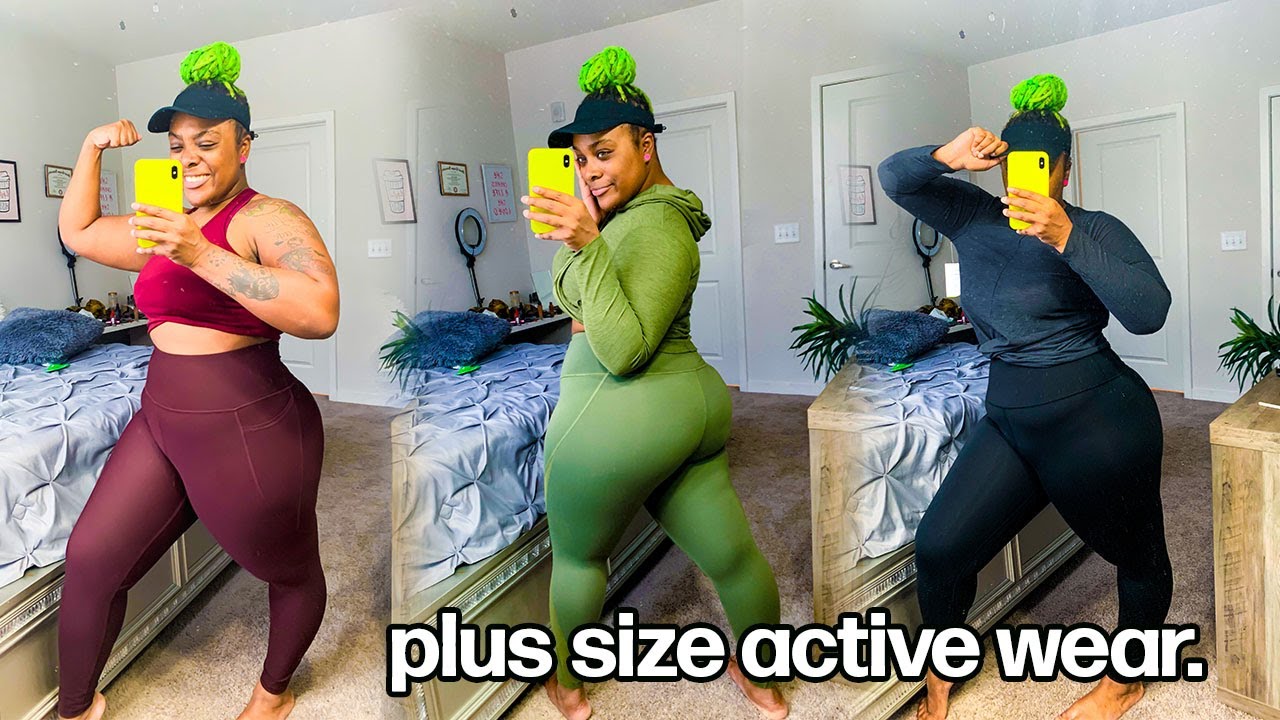 BEST PLUS SIZE WORKOUT CLOTHES | Old Navy Activewear Haul