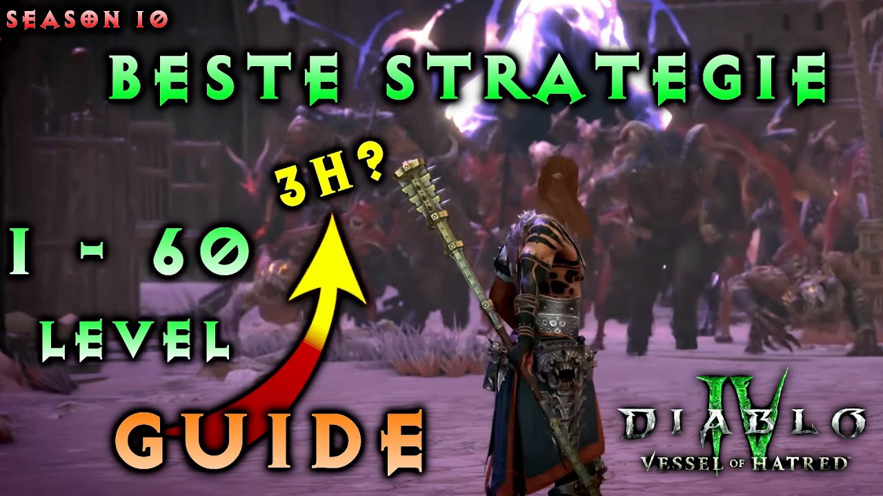 So levelst du AM SCHNELLSTEN in Diablo 4 Season 10