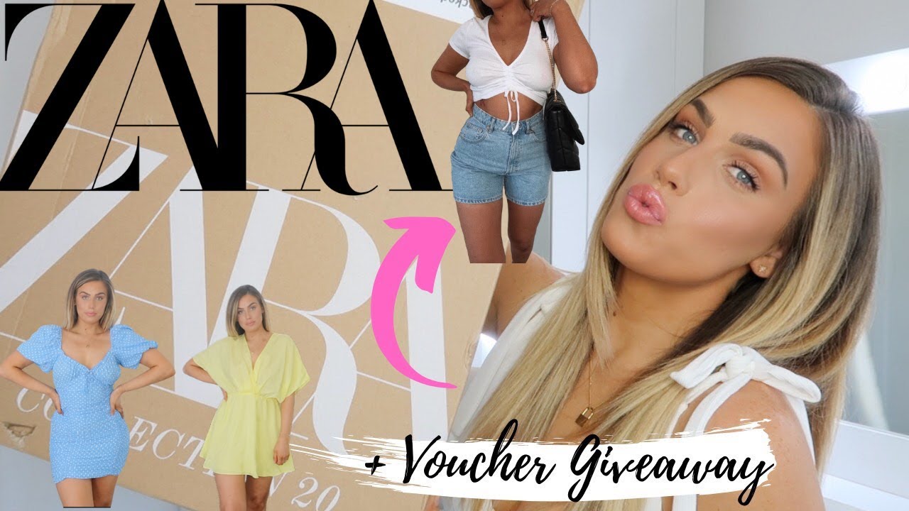 HUGE ZARA TRY ON HAUL + VOUCHER GIVEAWAY!! **NEW IN** SUMMER 2020