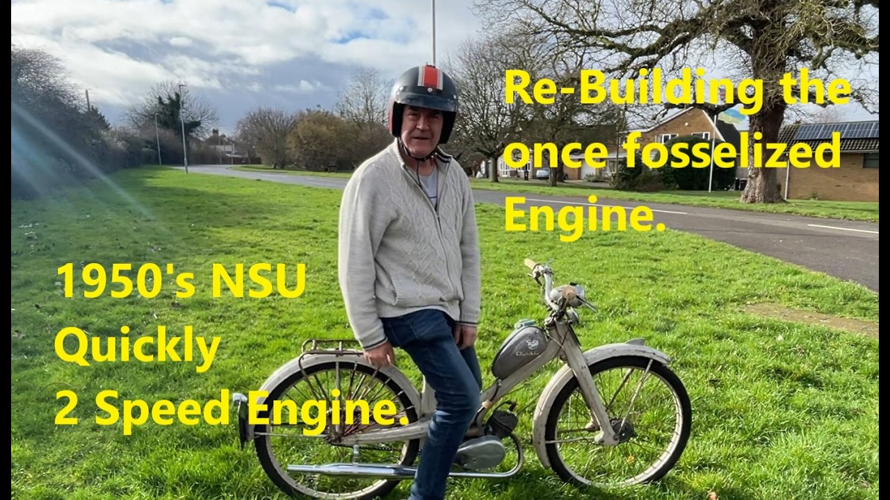 NSU Quickly Engine Part 003. Building up the engine.