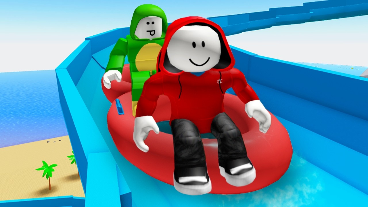 The Biggest WATER PARK in Roblox