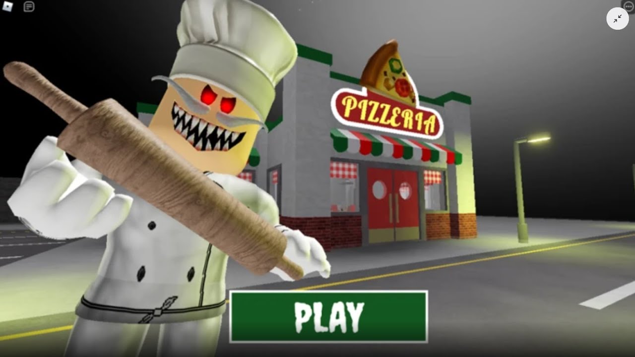 ESCAPE PAPA PIZZA'S PIZZERIA! Gameplay Walkthrough No Death 4K! Scary Obby Roblox!