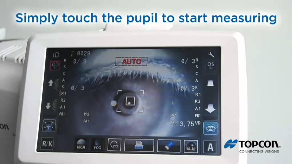 Topcon KR -1 English (kerato refractometer)