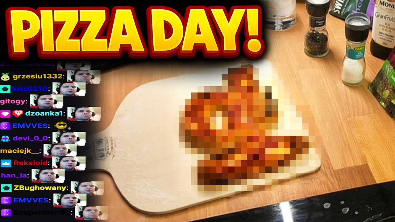ZROBIŁEM PIZZE W KSZTAŁCIE TRĄBKI (Pizza Day Thorek)